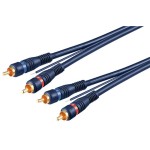 cablu audio 2x rca tata - 2x rca tata albastru 5m cablu audio 2x rca tata - 2x rca tata albastru 5m