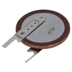 Acumul: Li VL2020 3V 20mAh Term:2pin Ø20x2,7mm -20÷60°C VL-2020/VCN