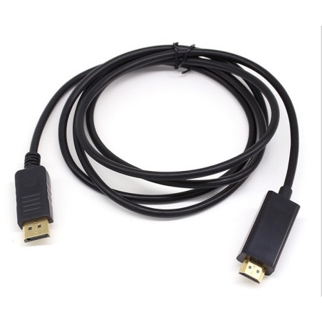 cablu displayport tata - hdmi tata 2m 1080p well