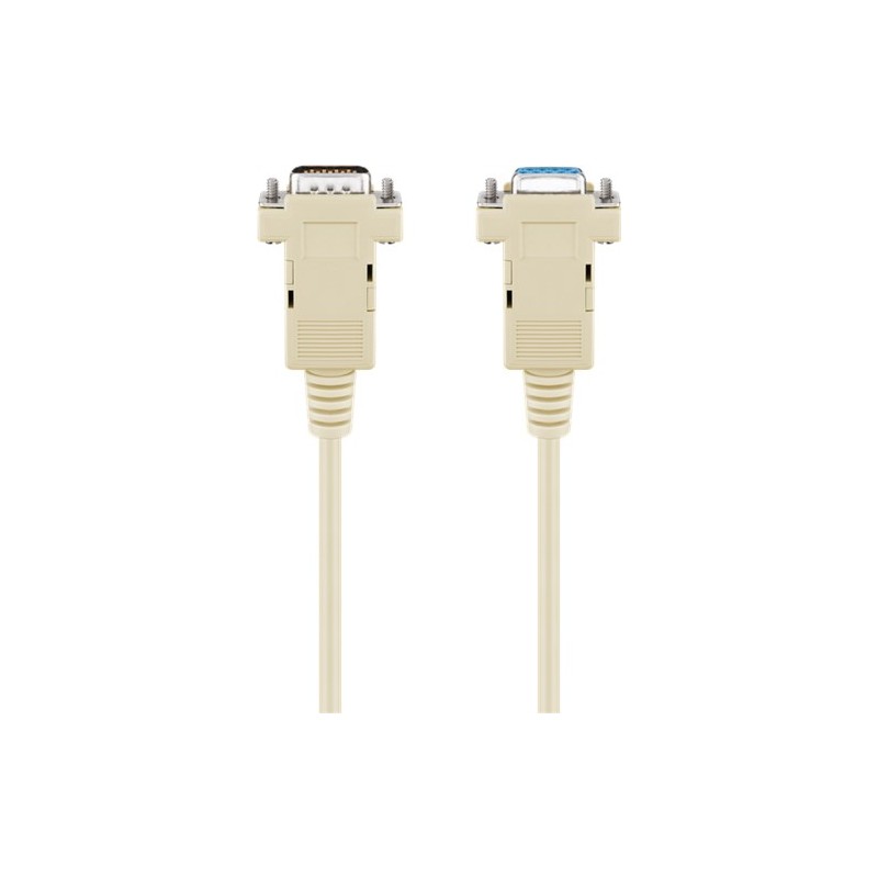cablu serial rs232 d-sub 9p tata - d-sub 9p mama, 5m, goobay