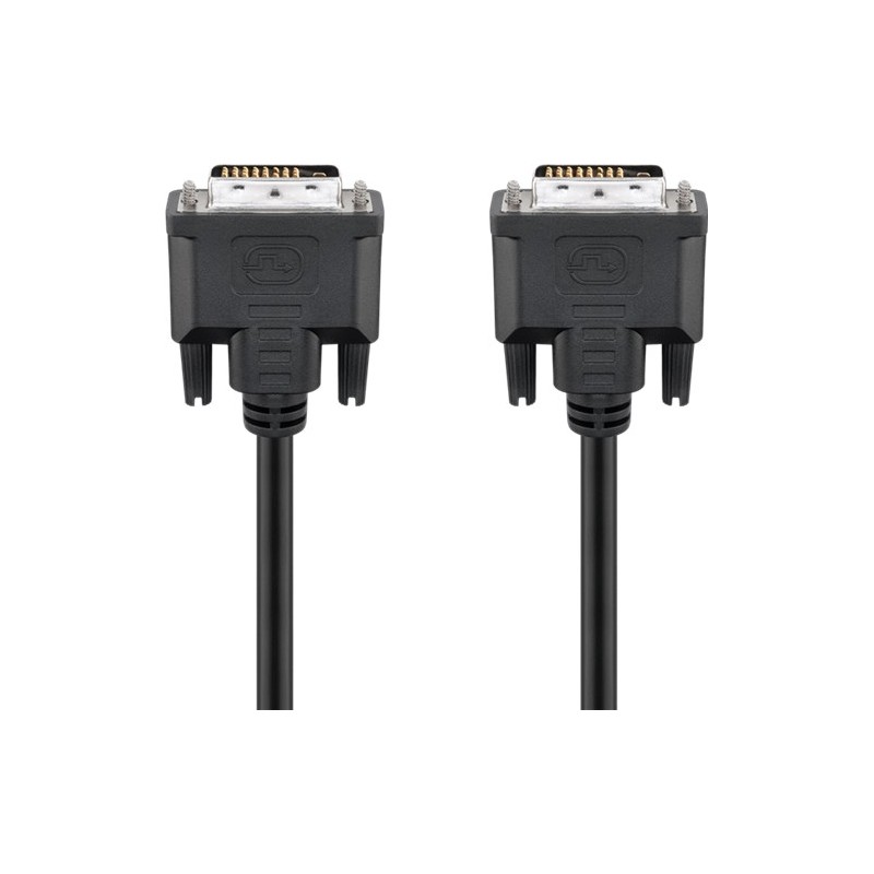 cablu dvi-d fullhd dual link 5m, goobay