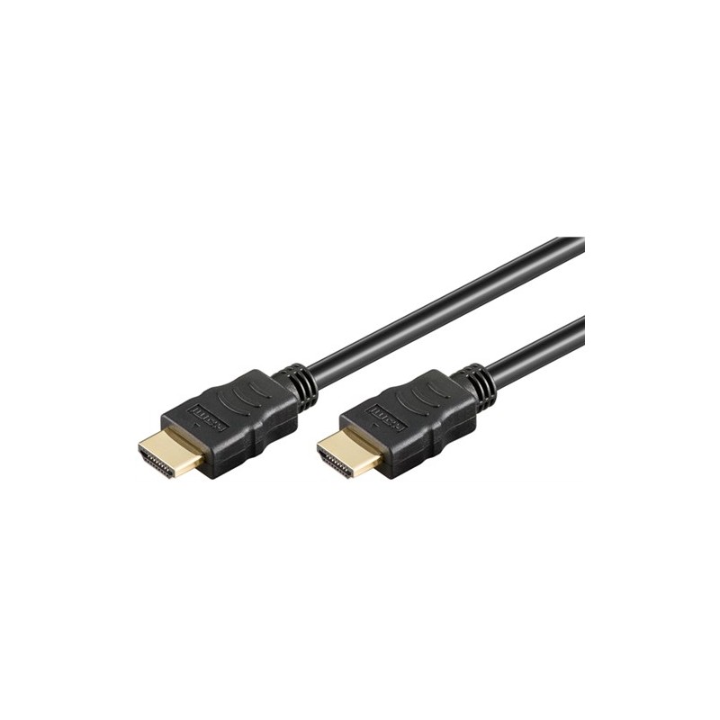 cablu hdmi cu ethernet tata - tata cu conectori auriti, 7.5m