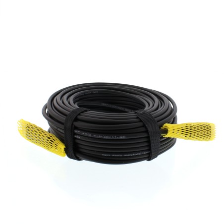 cablu hdmi2.0 cu fibra optica aoc hdmi tata - hdmi tata aurit 15m