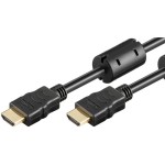cablu hdmi tata - hdmi tata cu ethernet contacte aurite 15m goobay