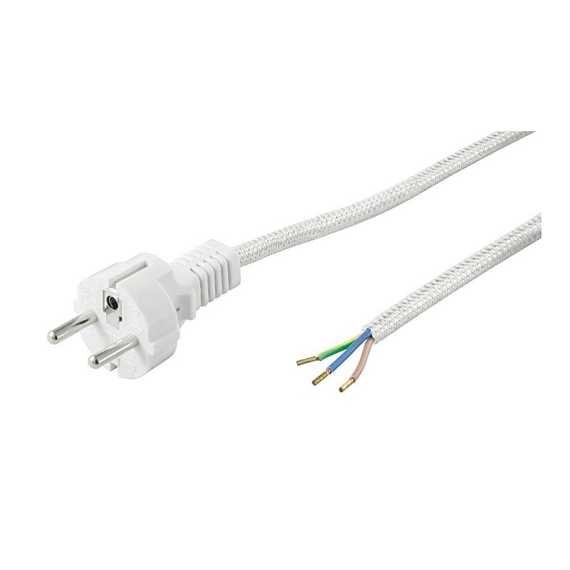 cablu de alimentare schuko la 3 fire manta material textil