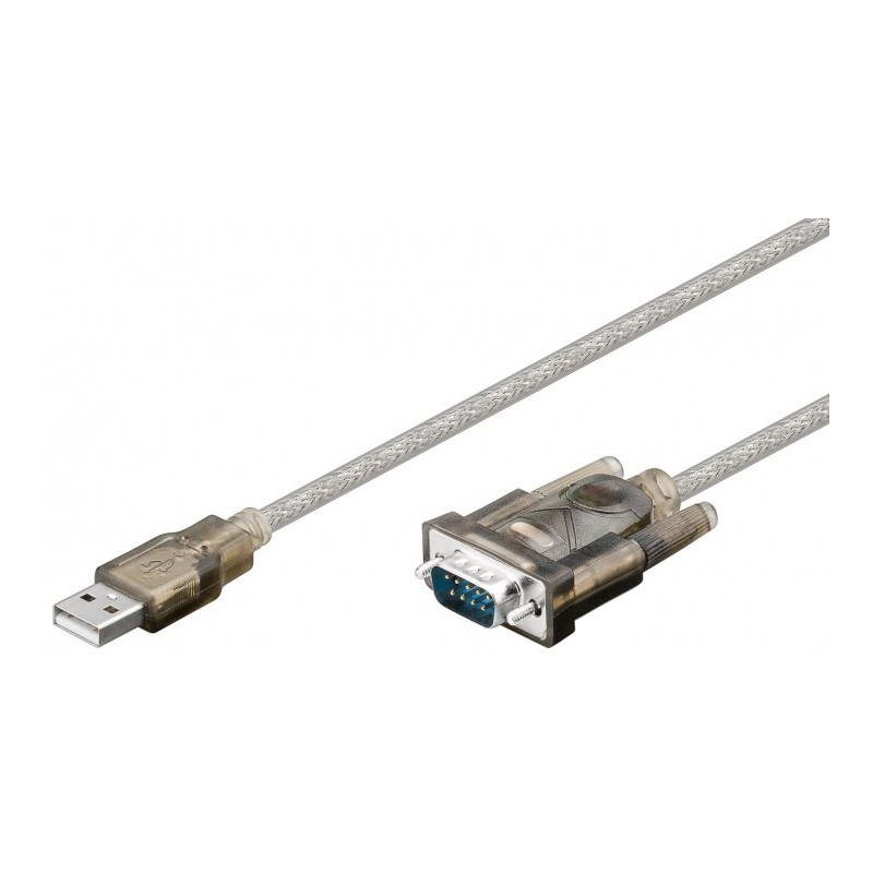 cablu convertor serial rs232 9p d-sub tata, 1.5m, goobay