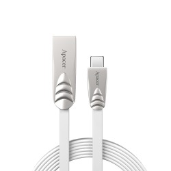 cablu usb 2.0 a tata - usb-c, 1m, argintiu, dc112 apacer