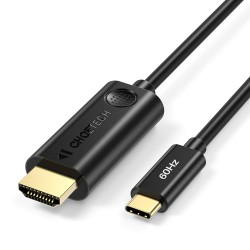 cablu usb-c - hdmi choetech ch0019, 1.8m, negru