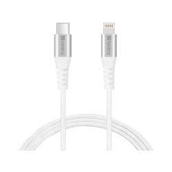cablu usb-c - lightning mfi sandberg 136-25, pd, 1m, alb