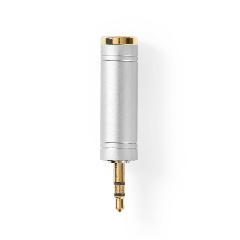adaptor stereo 3.5mm tata - 6.35mm mama, metal adaptor stereo 3.5mm tata - 6.35mm mama, metal