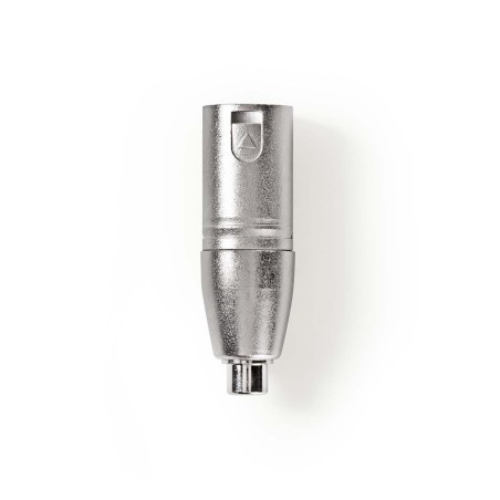 adaptor xlr 3 pini tata - rca mama, 10 bucati, metal