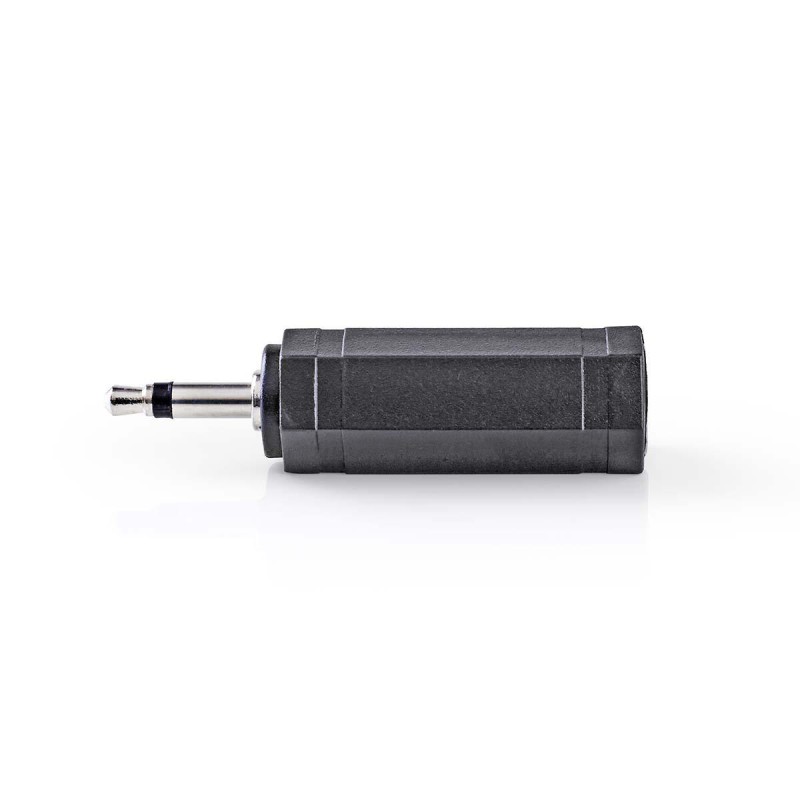 adaptor audio mono nedis, 3.5 mm tata - 6.35 mm mama, set 10 buc, negru adaptor audio mono nedis, 3.5 mm tata - 6.35 mm mama, set 10 buc, negru