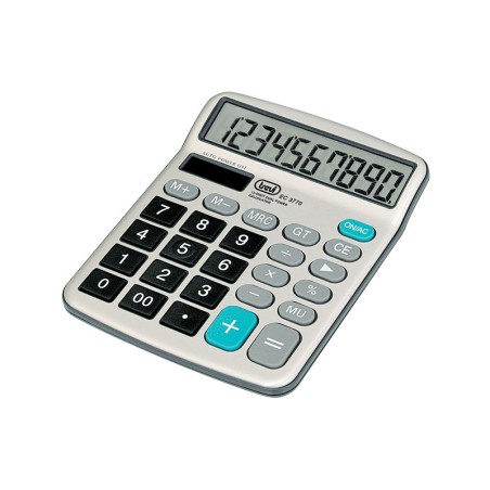 calculator de birou ec 3770, 10 digit, baterie+solar, trevi