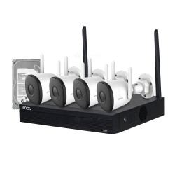 sistem de supraveghere wifi imou kit/nvr1104hs-w-s2/4-f22 lite, nvr, 4 camere, 2mp, ir 30m, microfon + hdd 1tb