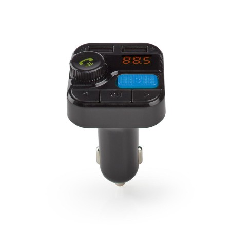 modulator fm nedis, bluetooth, bass boost, microsd, hands-free, control vocal,  2x usb