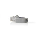 set conector de retea utp cat 6 rj45 tata, gri, 10 bucati, nedis set conector de retea utp cat 6 rj45 tata, gri, 10 bucati, nedis