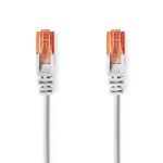cablu de retea u/utp nedis, cat6, patch cord, 10m, gri