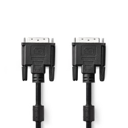 cablu dvi-d 24+1-pini tata - dvi-d 24+1-pini tata, 2m, negru, nedis