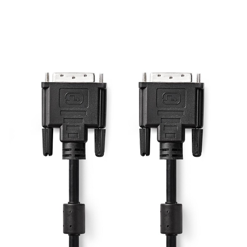 cablu dvi-d 24+1-pini tata - dvi-d 24+1-pini tata, 2m, negru, nedis cablu dvi-d 24+1-pini tata - dvi-d 24+1-pini tata, 2m, negru, nedis