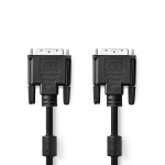 cablu dvi-d 24+1-pini tata - dvi-d 24+1-pini tata, 2m, negru, nedis cablu dvi-d 24+1-pini tata - dvi-d 24+1-pini tata, 2m, negru, nedis