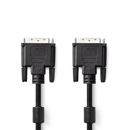 cablu dvi-d 24+1-pini tata - dvi-d 24+1-pini tata, 3m, negru, nedis
