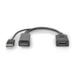 adaptor hdmi tata - displayport mama, 4k60hz negru, nedis