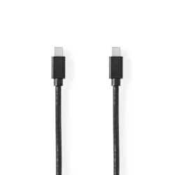 cablu mini displayport 1.4 tata - mini displayport tata, 8k 60hz, 2m, negru, nedis
