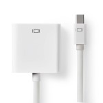 cablu mini displayport 1.2 tata - vga mama, 0.2m, alb, nedis cablu mini displayport 1.2 tata - vga mama, 0.2m, alb, nedis