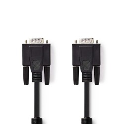 cablu vga tata - vga tata, 20m, negru, nedis