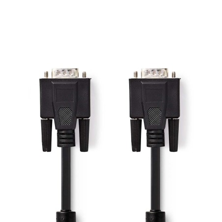 cablu vga tata - vga tata, 20m, negru, nedis