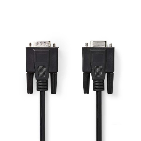 cablu vga tata - vga mama, 5m, negru, nedis