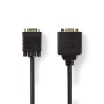 cablu adaptor vga tata - 2x vga mama 0.2m negru nedis
