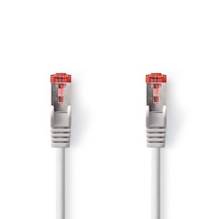 cablu s/ftp nedis, cat6, patch cord, 30m, gri