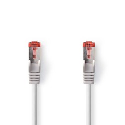 cablu de retea s/ftp nedis, cat6, patch cord, 5m, gri