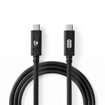 cablu usb-c - usb-c, 1m, 100w, negru, nedis cablu usb-c - usb-c, 1m, 100w, negru, nedis