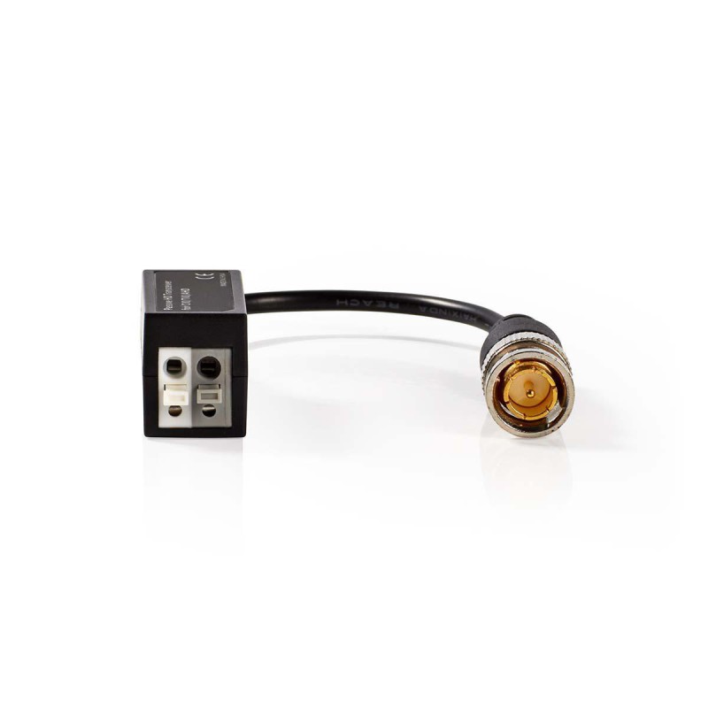 video balun cctv  full hd - bnc  2-fire nedis