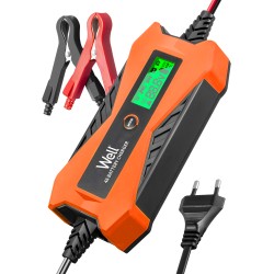 redresor baterie auto well 6v 2a, 12v 4a