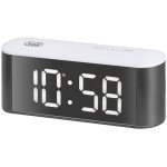 ceas de masa cu alarma, termometru ec883 alb trevi