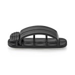 organizator de cabluri, 3 sloturi, max 7.5mm, set 3 bucati, negru, nedis organizator de cabluri, 3 sloturi, max 7.5mm, set 3 bucati, negru, nedis