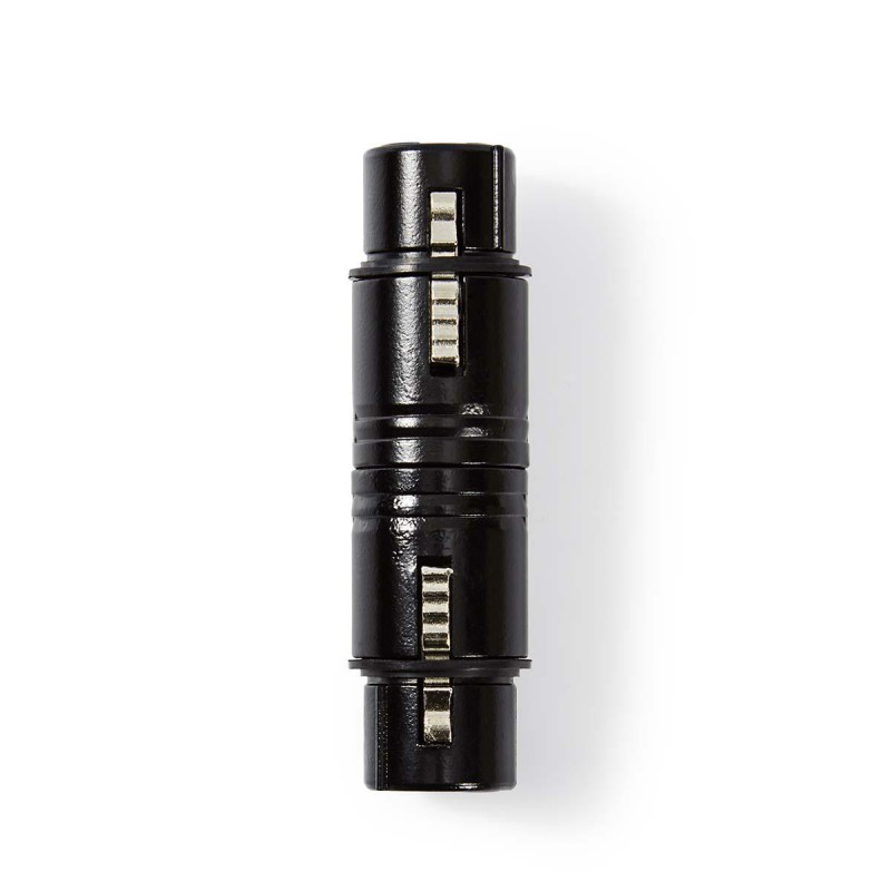 adaptor xlr nedis 3-pini mama - xlr 3-pini mama, negru adaptor xlr nedis 3-pini mama - xlr 3-pini mama, negru