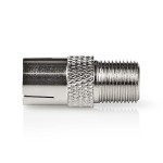 adaptor antena f mama- iec mama, set 10 bucati, metal, nedis adaptor antena f mama- iec mama, set 10 bucati, metal, nedis