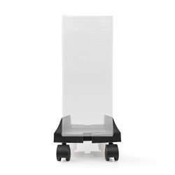 stand pc nedis, latime reglabila, 4 roti blocabile