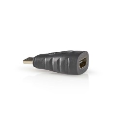 adaptor mini hdmi tata - hdmi mama, 4k, antracit, nedis