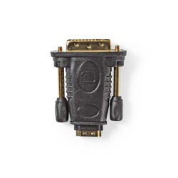 adaptor dvi-d 24+1-pin tata - hdmi mama nedis, negru