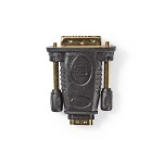adaptor dvi-d 24+1-pin tata - hdmi mama nedis, negru adaptor dvi-d 24+1-pin tata - hdmi mama nedis, negru