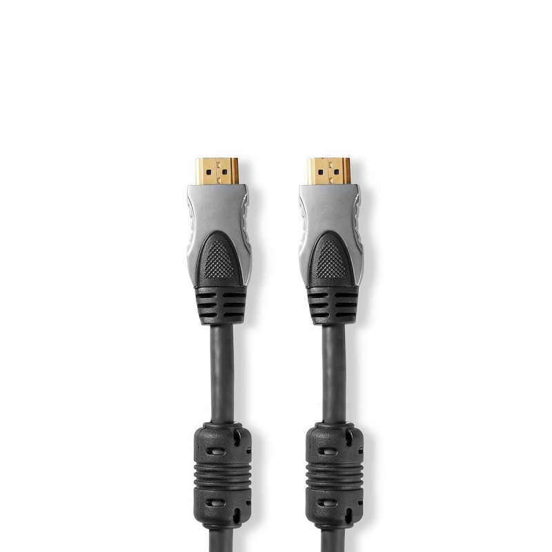 cablu hdmi nedis, ethernet, 15m, antracit