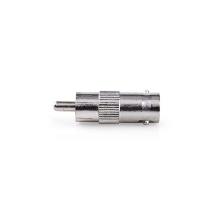 conector bnc mama - rca tata, set 10 buc, metal, nedis