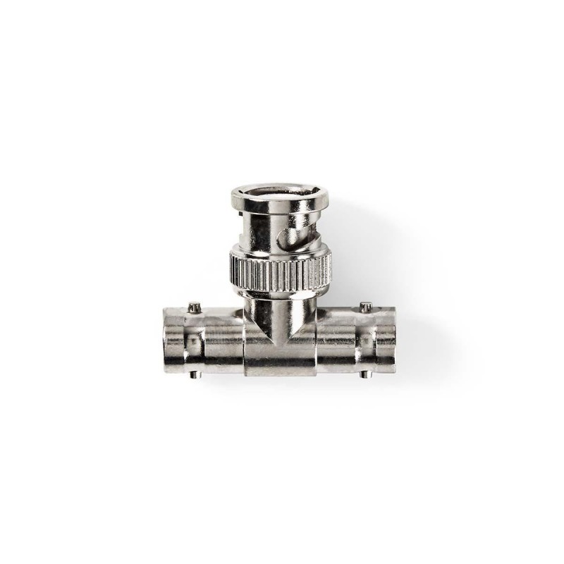 conector bnc tata - 2x bnc mama set 10 bucati metal nedis conector bnc tata - 2x bnc mama set 10 bucati metal nedis
