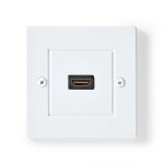 priza de perete hdmi 4k60hz, contacte aurite, incastrata, alb, nedis priza de perete hdmi 4k60hz, contacte aurite, incastrata, alb, nedis