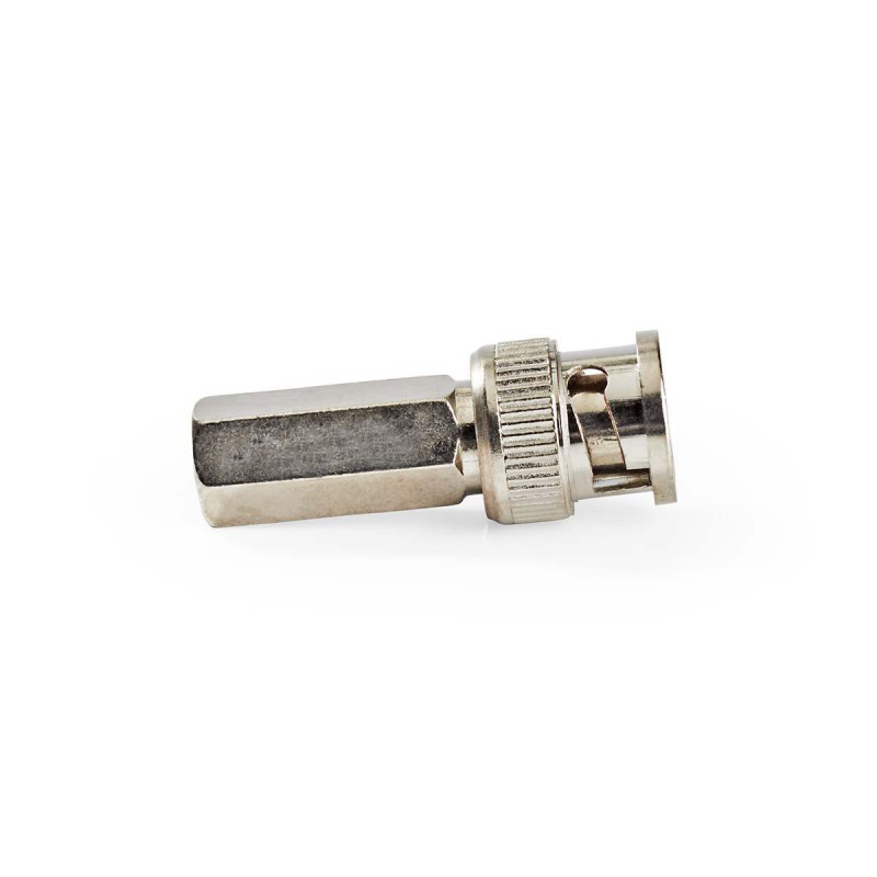conector bnc tata pentru cablu coaxial 5 mm, 25 bucati nedis conector bnc tata pentru cablu coaxial 5 mm, 25 bucati nedis